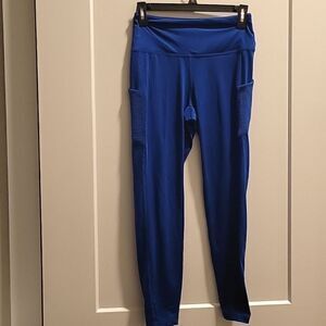 Tahari Sport Leggings Blue Small